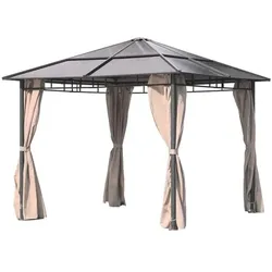 Garden Pleasure Pavillon »Napa« grau, 295x275x295 cm