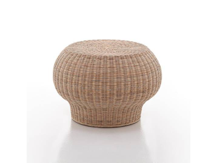 GERVASONI table basse tabouret BOLLA 10 (Naturel - Rotin)