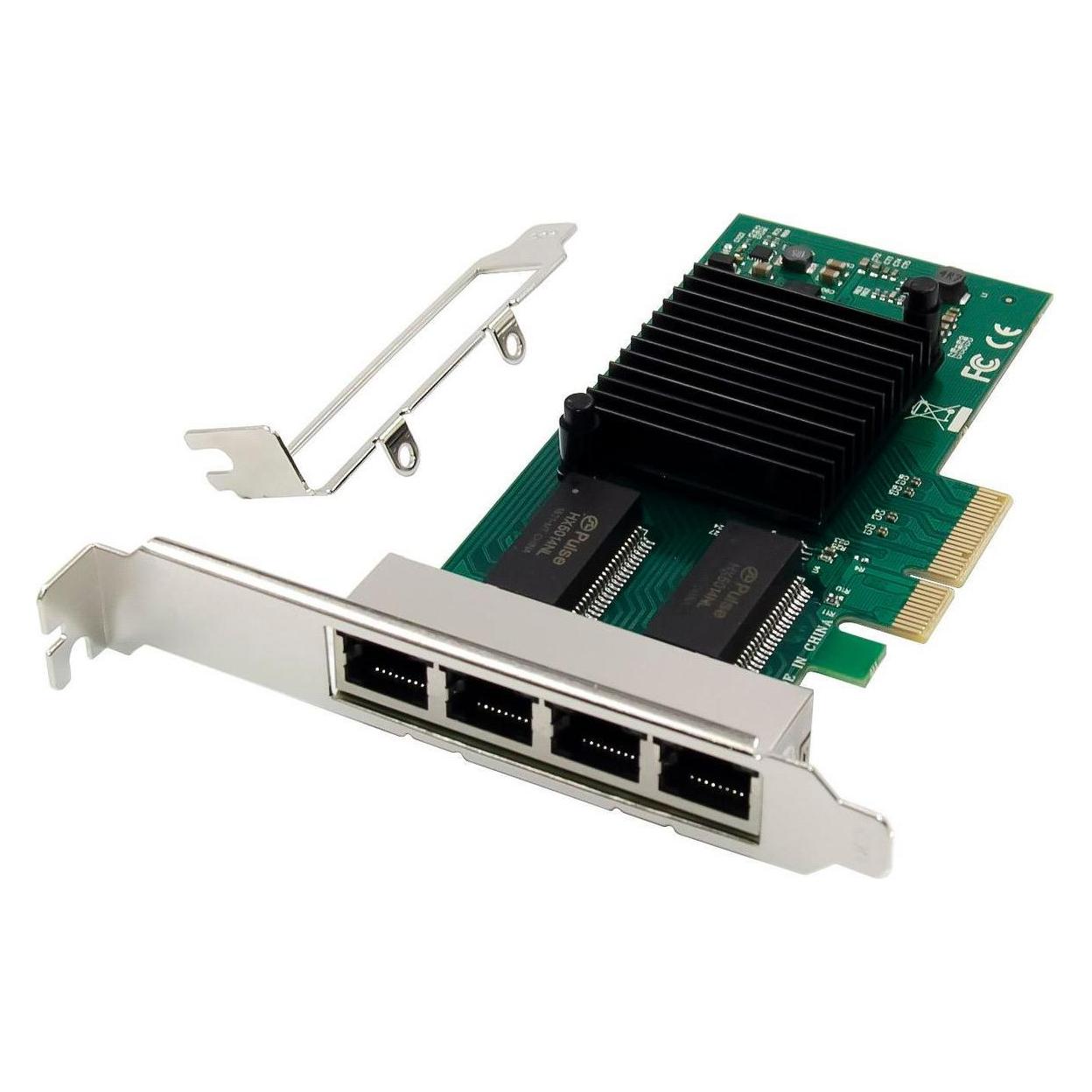 MicroConnect Network Card PCIe x4 I350-T4 (PCIe) (MC-PCIEX4-I350-T4-1GBE)