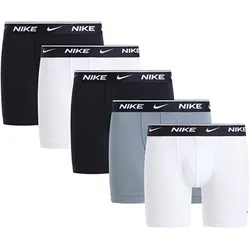 5er Pack NIKE Essential Cotton Stretch Boxershorts Briefs Herren XYO - adobe brown XXL
