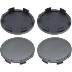 4 Nabenkappen Ø 60,0 mm - 56,0 mm / rund flach / Klebefläche