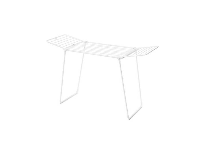 Wäscheständer BRABANTIA HangOn 18 m , weiss (weiß), B:58,8cm H:97,5cm T:5cm, Stahl, Wäscheständer, Wäscheständer, Standtrockner