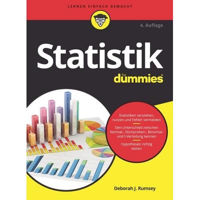 Statistik für Dummies, Taschenbuch von Deborah J. Rumsey, Wiley-VCH, 978-3-527-71666-1