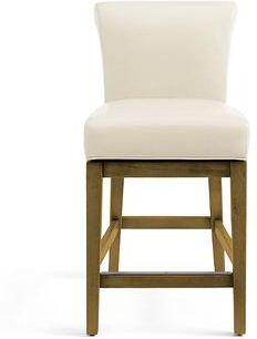 "Corinne Swivel Bar & Counter Stool - Counter Height (24""Seat), Harvest, Harvest/ Marbled Bone/Counter Height - Grandin Road"