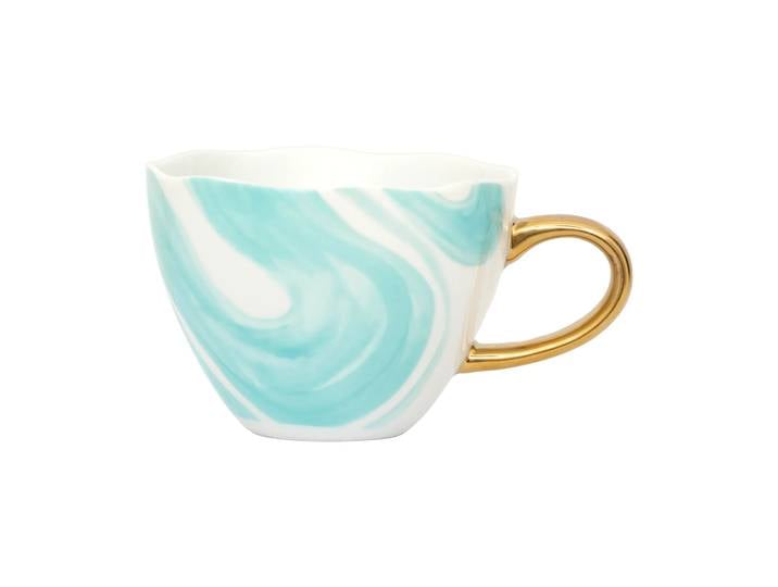 URBAN NATURE CULTURE Mug Good Morning Cappuccino 30 cl Valuri emerald green