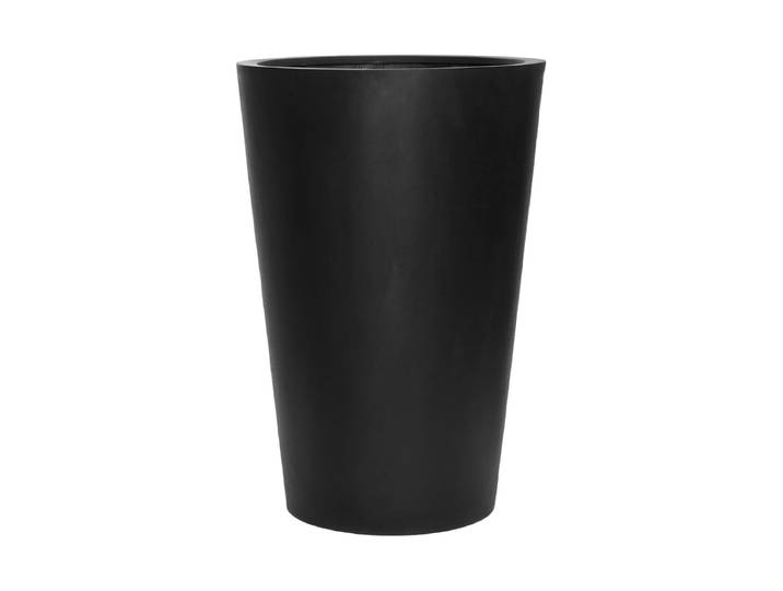 Hochwertiger In-/Outdoor Blumentopf „Natural Belle“ Schwarz Ø 60 x 90 cm Pottery Pots