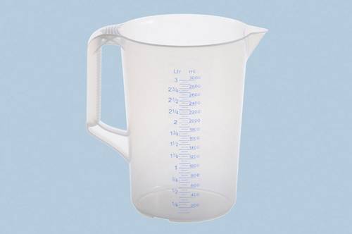 Hünersdorff 938000 Messbecher 3000ml Kunststoff