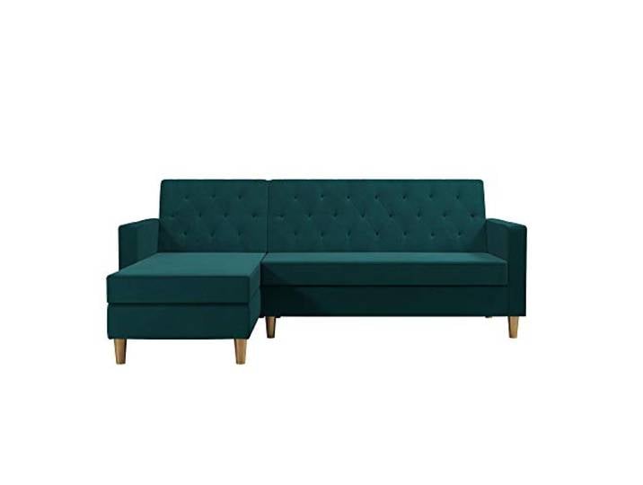 DHP Furniture Dorel Home Liberty Futon Schlafsofa, grün Einheitsgröße