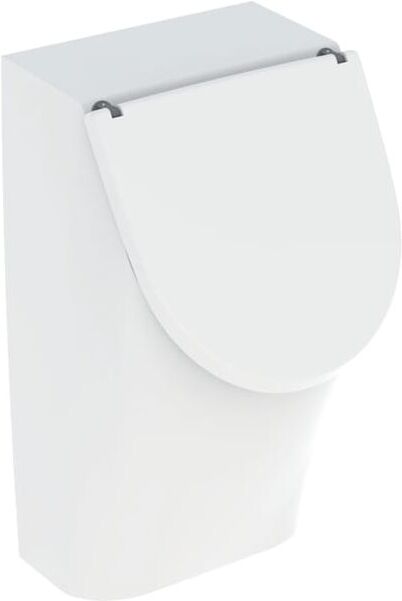 Geberit Renova Plan Urinal 235120600 weiß KeraTect, mit Deckel, Zulauf/Abgang hinten