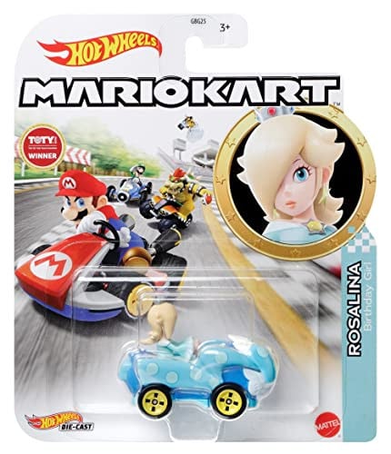 Hot Wheels Mario Kart Karakter Auto Rosalina 1/64 Meerkleurig