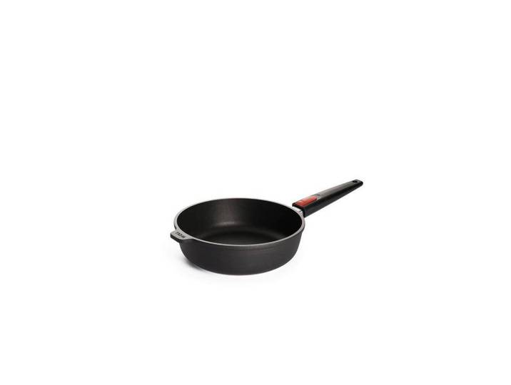 Woll Bratpfanne Nowo-Titanium, Anthrazit, Metall, rund, abnehmbarer Griff, backofengeeignet, antihaftbeschichtet, Thermoboden, Kochen, Pfannen, Bratpfannen