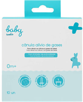 Baby Wells Cânula Alívio de Gases do Bebé 10 un
