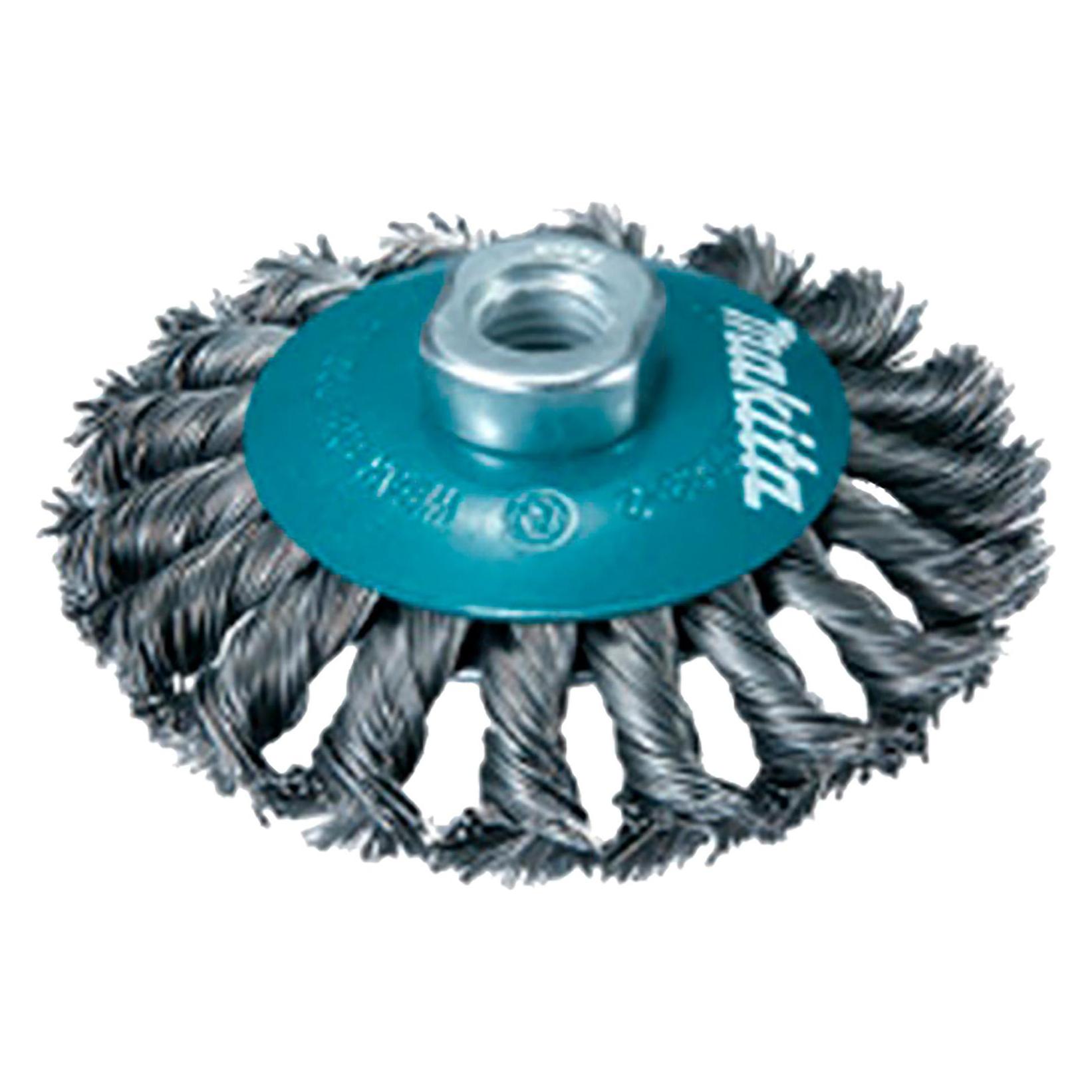 GCS MAKITA SZCZOTKA STOŻKOWA M14 115mm/0,5mm INOX (D-77584)