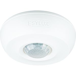 Esylux Präsenzmelder PD 360/8 Basic PIR, 360°, 8 m, innen, Aufputz, weiß