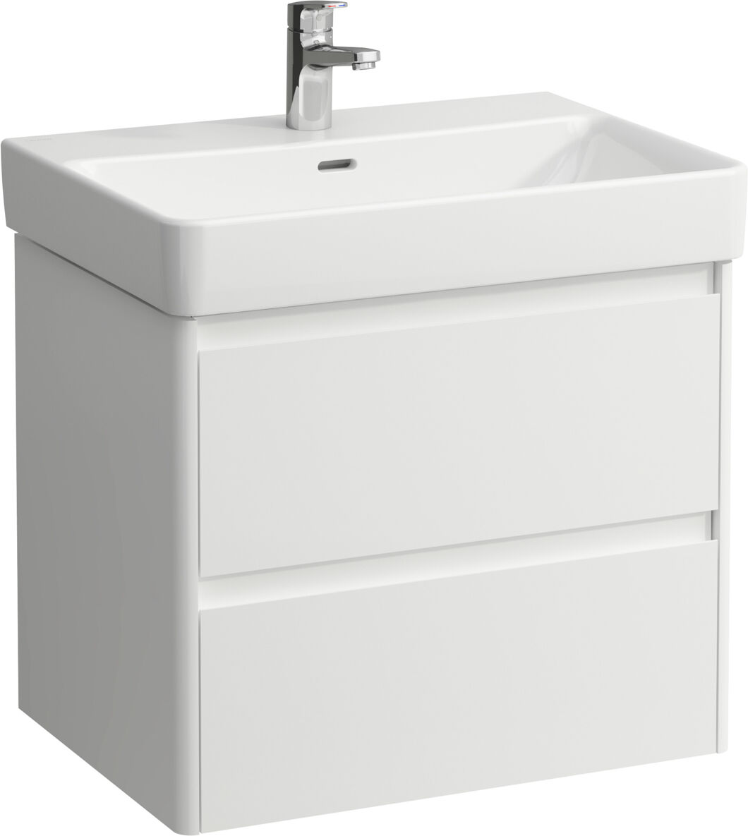 Laufen Base 2.0 meuble sous-vasque H4112821089991 62,1x51,5x44,6cm, 2 tiroirs, multicolore