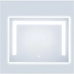 Bhp, Spiegel, Wandspiegel mit Beleuchtung und Touchsensor (80 x 60 cm)