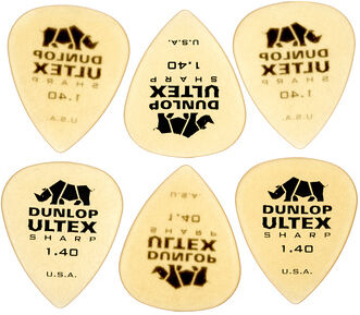 Dunlop Ultex Sharp Players picks 1.40