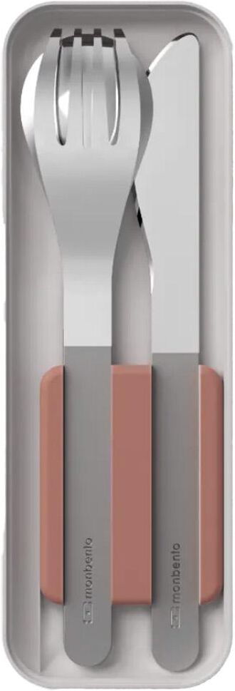 monbento  - Slim Box Pink Moka - Couverts