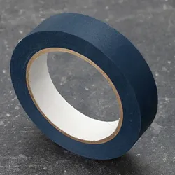 Fälzelband, Spezialpapier, Leinenstruktur 25 mm | blau