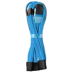 CableMod PRO ModMesh 12VHPWR auf 3x PCI-e Kabel - 45cm, hellblau (45 cm), Interne Kabel (PC)