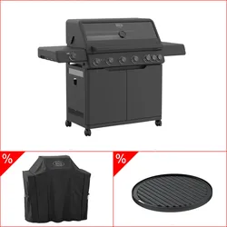 Rösle BBQ Station AllFlame Hero 6 Brenner Gasgrill - 50 mBar Bundle