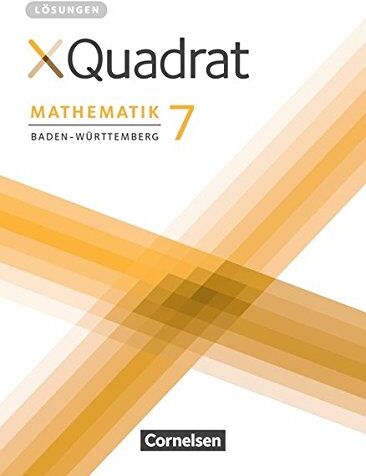 Dieter Baum - XQuadrat - Baden-Württemberg: 7. Schuljahr - Lösungen zum Schülerbuch - Preis vom 18.10.2026 15:28:09 h