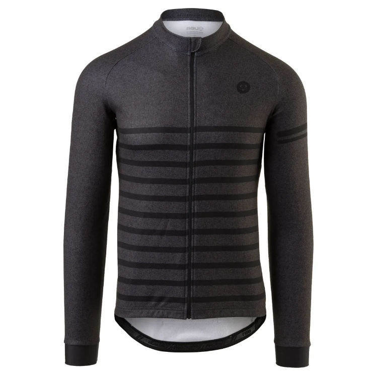 AGU Maglia ciclismo  MELANGE ESSENTIAL manica lunga grigia