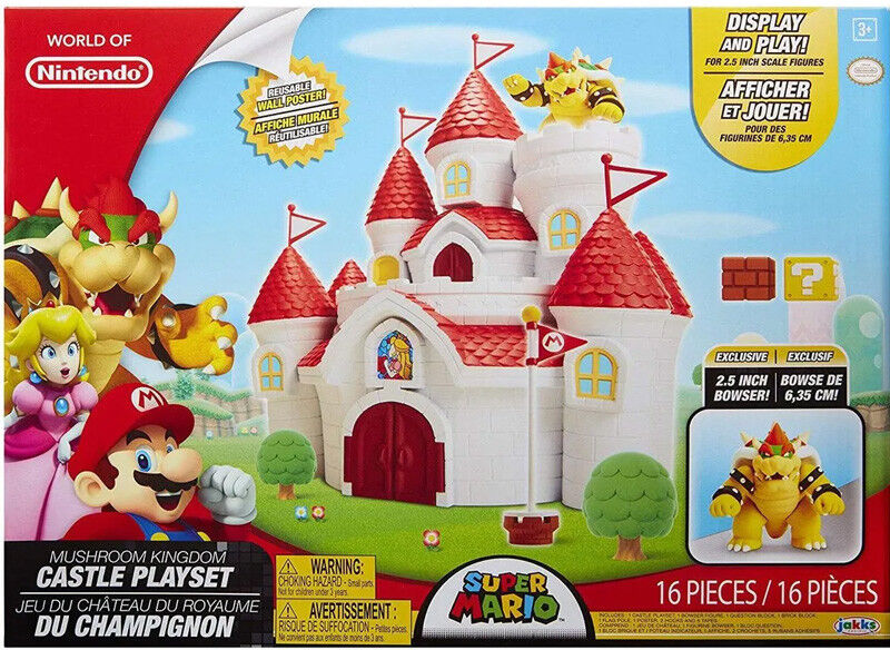 Playset Château royaume Champignon, Super Mario - Jakks Pacific