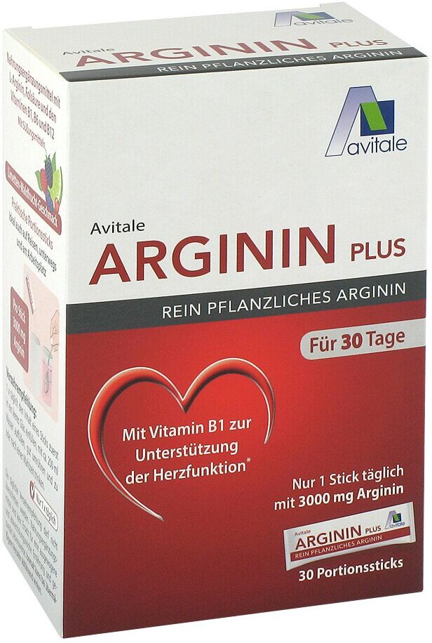 Arginin Plus Vitamin B1+b6+b12+folsäure Sticks 30X5.9g