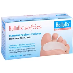 Hallufix Softies Hammerzehenpolster Gr.L 2 St