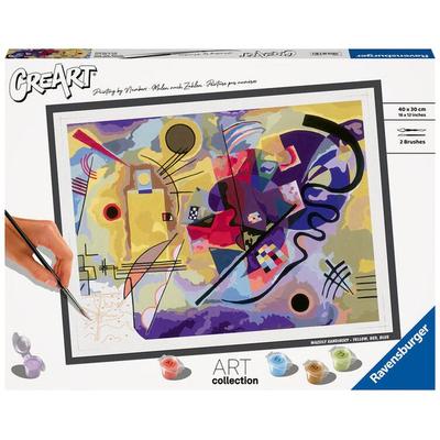 CreArt Art Collection - Gelb, Rot, Blau (Kandinsky)