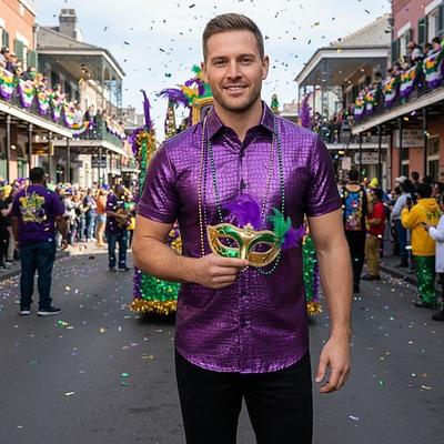 T-Shirt Hemd Lack-Latex glänzend Metallisch Erwachsene Herren Karneval Fetter Dienstag Karnevalsparade Pride Parade Pride-Monat Verkleiden