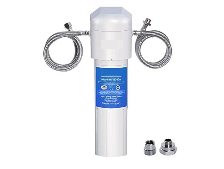 Trinkwasserfilter-Reinigungsgerät unter der Spüle, direkter Anschluss unter der Theke, Trinkwasser-Filtrationssystem(Host and Filter)