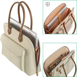 Hama Notebook-Tasche Fabulous Handtasche Beige 13,3" bis 14,9"