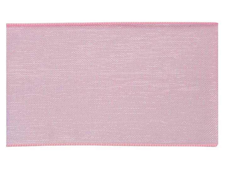 Glorex Organza-Band Rosa 38 mm × 5 m