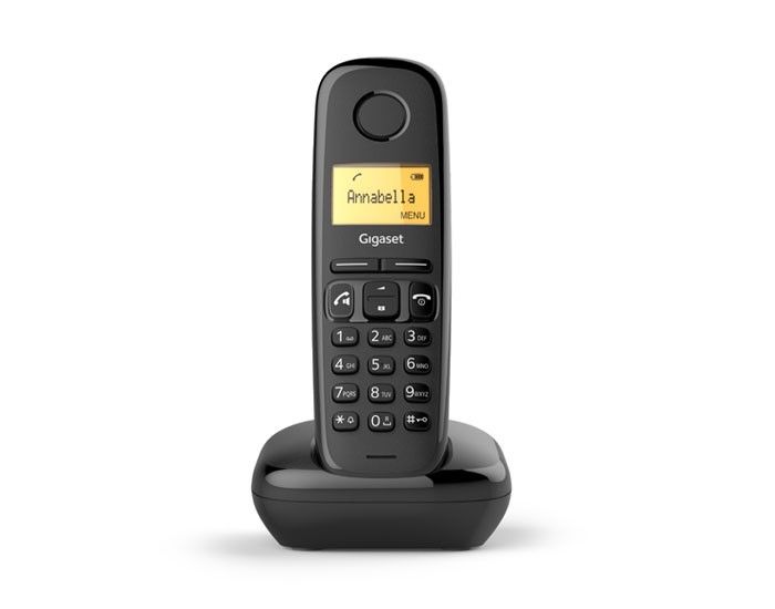 Gigaset Analoges/DECT-Telefon A270A (Schwarz) S30852-H2832-B1