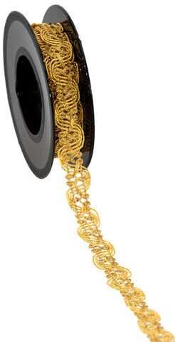 Posamentenborte Brokat, gold