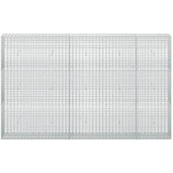 vidaXL, Steinkorb, Gabion mit 3,5 mm Draht und 5x2,5 cm Maschen 250x30x150 cm