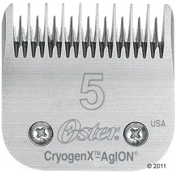 Oster Scherköpfe für Schermaschinen von, Scherkopf Nr. 5 (Länge 6,3 mm, Skip Tooth) (Hund, Katze), Tierpflegegerät