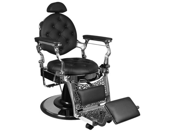 Gabbiano Friseurstuhl giulio silver schwarz