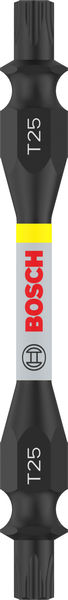 Bosch PRO Impact Schrauberbit mit Doppelklingen und Pick and Click-Einsätzen, T25,65mm 2608522541