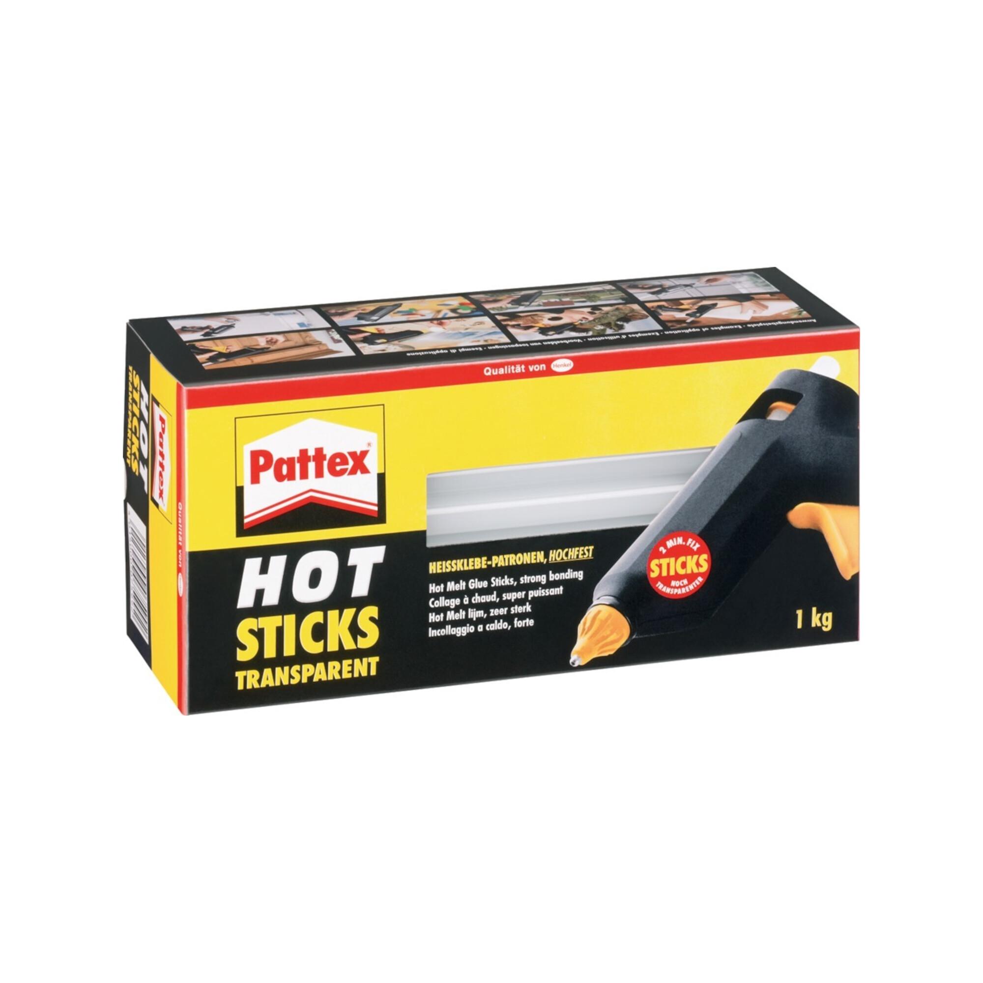 Pattex Schmelzklebstoff transparent hochfest 1kg Paket 1kg Henkel (PTK1)