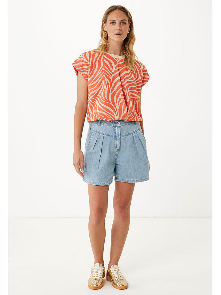 Mexx Sweatshirt in Orange/ Sand - L