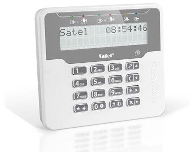Satel Manipulator Versa-LCDR-WH met RFID-lezer