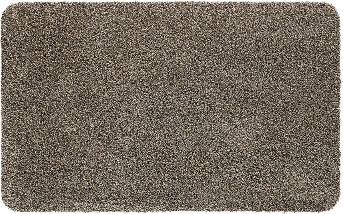 Wasbare Deurmat Aqua Stop Veer Carpets - Granite - 50 x 80 cm