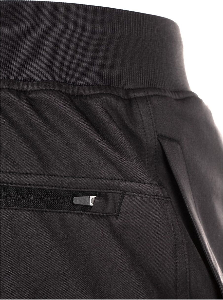 Cargohose LPO "Remus Cargohose", Herren, Gr. S, Normalgrößen, schwarz (phantom), Web, 94% Polyester, 6% Elasthan, schmal knöchellang, Hosen Cargohose, Cargo- und RV-Taschen