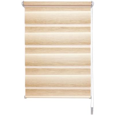 Doppelrollo LIEDECO "Farbverlauf" Gr. 10, braun, B:80cm H:210cm, Polyester, Rollos