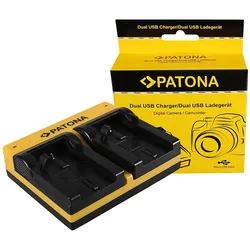 PATONA Dual Ladegerät für Kodak Klic-8000 DB-50 Easyshare Z1012 IS Z1085 IS Z1485 IS Z612