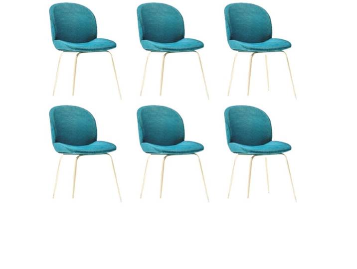 Xlmoebel Sitzgruppe Luxuriöse grüne Esszimmerstühle aus Massivholz, modern und elegant, (Stühle, 6-tlg., 6x Stühle), Hergestellt in Europa
