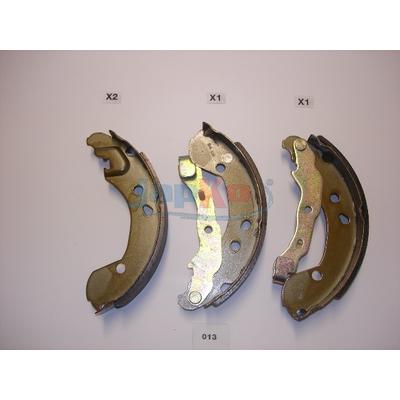 JAPKO Bremsbackensatz 55013 Hinterachse für NISSAN RENAULT